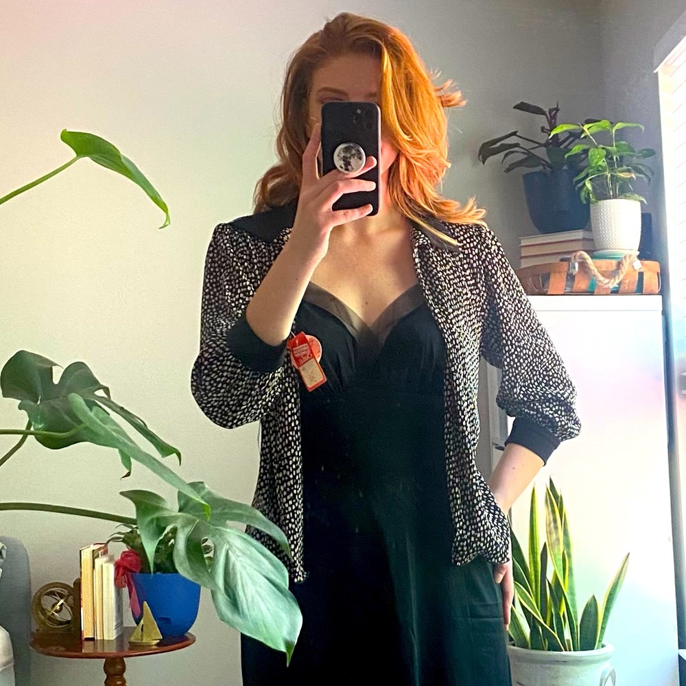 NWT Jolibel plisse long sleeve top